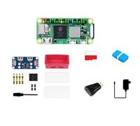 Waveshare Zero 2 W Package D, Bundle with USB-HUB-Box Power Supply 5V/3A TF Card 16GB Card Reader and So on, with Pre-Solder Color Coded Pinheader, Compatible with Raspberry Pi