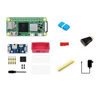 Waveshare Zero 2 W Package E, Bundle with ETH-USB-HUB-Box Power Supply 5V/3A TF Card 16GB Card Reader and So on, Compatible with Raspberry Pi