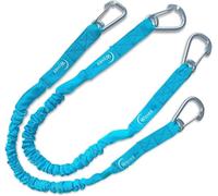 WavesRx DockingPal - Lot de 2 Cordes élastiques de qualité supérieure avec mousquetons en Acier Inoxydable de 0,9 m | Absorbe Les Chocs et Les tiraillements pour éviter Les dommages (Lagoon Blue)