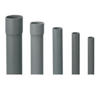 Wavin Tube évacuation PVC gris NFE + NF ME diamètre 80mm longueur 2m Réf. 3066078