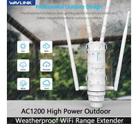 Wavlink AC1200 extension de portée WiFi extérieure haute puissance résistante aux intempéries/AP/agent de maille double Dand 2.4G et 5.8Ghz routeur WiFi sans fil POE AC1200 2.4G 5G EU