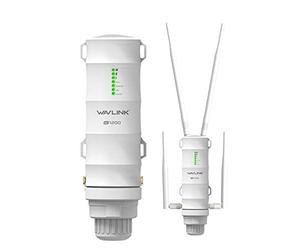 WAVLINK - AC1200 - Point d’accès extérieur sans fil, WLAN - 60 mètres Poe - Résistant aux intempéries - WLAN AP, double bande 5 G + 2,4 G - WLAN (572HG3)