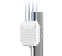 WAVLINK Amplificateur WiFi 6 Mesh - 1800 Mbit/s double bande (2,4 G+5G) - Routeur extérieur et point d'accès avec PoE, antennes à gain élevé 4 x 8 dBi - IP67 résistant aux intempéries - Idéal pour