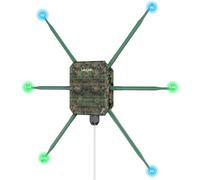WAVLINK AX3000 Point d'accès extérieur sans fil Greenwood, point d'accès WiFi 6 double bande (2,4 G/573 M + 5 G/2402 M), PoE actif/passif, 6 antennes, boîtier IP67 résistant aux intempéries, WAN/LAN