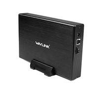 WAVLINK Boîtier de Disque Dur Externe USB 3.0 pour HDD SSD SATA I/II/III 3,5 Pouces jusqu'à 10 to, avec Interrupteur d'alimentation, Adaptateur Secteur, Câble USB 3.0 Inclus