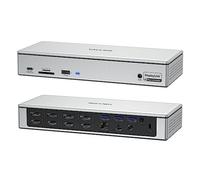 WAVLINK DisplayLink Docking Station, Quad 5K/4K@60Hz, 100W PD, 4 HDMI+4 DP