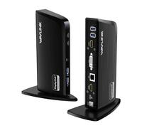 WAVLINK DisplayLink Station d'accueil 13-en-1 USB C, Triple moniteurs (HDMI 4K/2K, DVI), Ethernet 1Gbps, 4*USB 3.0, 2*USB C, Audio/Micro, Compatible Windows/Mac OS(Pas de Charge PC)