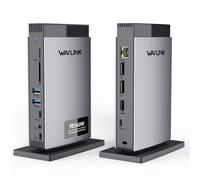 WAVLINK Docking Station 3 écrans【pour Windows Uniquement】, 2*DP+HDMI