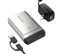 WAVLINK Duplicateur M.2 - Outil de clone hors ligne à double baie, boîtier NVMe pour SSD PCIe tailles 2230/2242/2260/2280, prend en charge NVMe et AHCI, jusqu'à 8 To