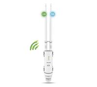 WAVLINK Extérieur Résistant aux intempéries CPE/WiFi Point d'accès/routeur/WISP 2,4 GHz 150 Mbps + 5 GHz 433 Mbps Double polarisée XQAMEU