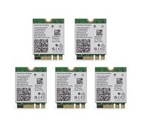 WAVLINK Intel AX200/AX210 WiFi 6E 2.4GHz/5GHz/6GHz adaptateur réseau 5400Mbps Bluetooth 5.3 pour ordinateur portable latence Ultra-faible M.2/NGFF - Type 5pcs