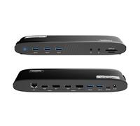 WAVLINK Station d'accueil pour Deux écrans 5K, Docking Station avec PD 100W, 2x4K HDMI, 2x4K/5K DP, 5 Ports USB, SD/TF, Ethernet, Audio, Station d'accueil USB C pour Mac M1/M2/M3/M4 et Windows