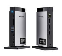 WAVLINK Station d'accueil pour Ordinateur Portable USB C Triple Affichage (Single 8K/Dual 4K), 125W PD3.1 Pass-Through, pour Windows & MacBook M1/M2/M3/M4 (Mode Miroir), 2 HDMI, DP, Ethernet, SD/TF