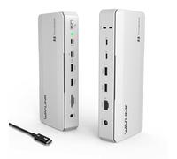 WAVLINK Station d'accueil Thunderbolt 5 12 en 1 TB5 avec transfert maximal de 120 Gbit/s, PD 140 W, port Ethernet 2,5 G, 4 ports USB-A 3.2 Gen 2, SD 4.0, écran 8K pour ordinateurs portables Windows 11