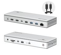 WAVLINK Thunderbolt 4 Dock 40Gbps, 96W PD, 8K/Triple 4K, pour Mac & Windows