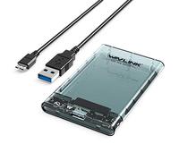 WAVLINK USB 3.0 Drive SATA Dur Externe du boîtier 2,5 Pouces SATA I/II/III Disque Dur SSD Disque Dur Support Box Clair