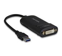 WAVLINK USB to DVI Adapter, DisplayLink External Video Card for Laptop, Add Second Monitor to PC via USB 3.0, Support 2048x1152 Resolution for Windows/Mac