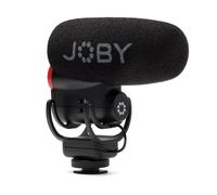 Joby Wavo Plus, Microphone De Vlogging sur Caméra, Microphone Super Cardioïde avec Monitoring Audio en Direct, Filtre Passe-Haut, Mode Auto, Niveau De Batterie LED, Microphone pour Caméras Compactes