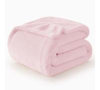 WAVVE Plaid Couverture Polaire Flanelle en Microfibre, Jeté de Canapé 150x200 Rose, Couverture lit Jete de Canape 2 Personnes, Plaid Fourrure Grand Chaud et Doux en Peluche, 200x150