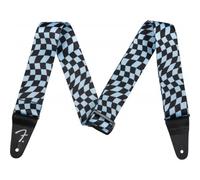 Fender Wavy Checkerboard Polyester Strap Blue