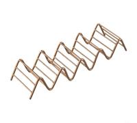 Wavy Stainless Steel Taco Holder Rack 22cm(rose gold)