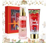 WAWJ Coffret cadeau de Noël, lotion pour le corps, coffret cadeau pour femme, comprenant un hydratant pour le corps, une lotion pour le corps, des cadeaux de Noël pour femmes