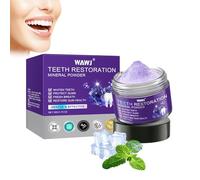 WAWJ® Poudre dentaire, Teeth Restoration Mineral Powder, Tooth Restoration Mineral Powder, Teeth Whitening Powder, Mineral Tooth Powder, Teeth Restoration (1pcs)