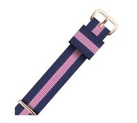 WAWPU Bracelet de montre Nato en nylon rayé de 12 à 22 mm, bracelet de rechange for montre(Nl01 1(9),17mm)