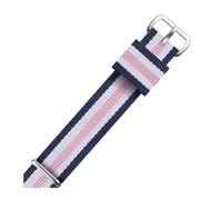 WAWPU Bracelet de montre Nato en nylon rayé de 12 à 22 mm, bracelet de rechange for montre(Nl01 2(2),17mm)
