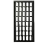 WAWPU Grille d'aération Noire de 200 mm for Ventilation de Placard(200x450mm)