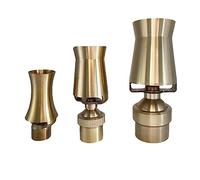 WAWPU Têtes de buse de Fontaine en Laiton et SS304, Jet d'eau réglable for fontaines de Jardin et étangs(Brass 1.5" Adjustable)