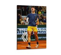 WAWYY Carlos Alcaraz Poster esthétique sur toile pour chambre à coucher 50 x 75 cm