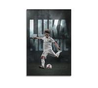 WAWYY Luka Modric Poster d'œuvres d'art Impression sur toile Décoration d'intérieur 40 x 60 cm