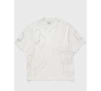 Wax London MILTON SS TEE COTTON SHAPES EMB men Shortsleeves white taille: M