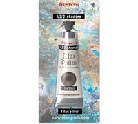Wax Patina Patine à la cire Titan Silver 40ml - Stamperia Art Stories