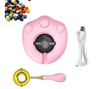 Wax Seal Melter - 3.54x3.07in Cat Paw USB Melter with Double-Spout Spoon | Electric Sealing Stamp Warmer for Greeting Cards Packages Handcraft Creations Enthusiasts