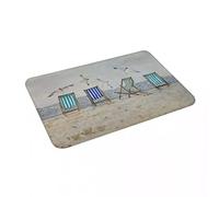WAXB Paillasson d'impression 3D Bord De Mer Tranquillité Paillasson Tapis Tapis Tapis Polyester Anti-Dérapant Sol Décor Bain Salle De Bain Cuisine Salon