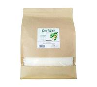 WAXIM Cire de Soja pour Bougie en Perles | Cire Bougie Soja & Soy Wax pour Faire des Bougies Maison 2,5 kg | Base Végétale pour Contenants | Fusion Homogène et Combustion Propre DIY