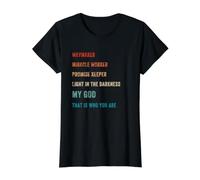 Way Maker Miracle Worker Promesse Keeper Light God Miracle T-Shirt Graphique avec Valeur, Femme, Noir, S
