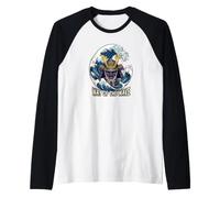 Way of The Wave Samurai Warrior Arts Martiaux Japonais Océan Manche Raglan