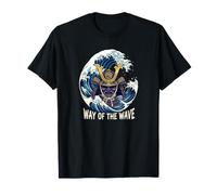 Way of The Wave Samurai Warrior Arts Martiaux Japonais Océan T-Shirt