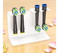 WAYASI Support Brosse a Dent Electrique Salle de Bain, Porte Brosse à Dents Mural, Rangement Brosse a Dent, Support Brossette Auto-Adhésif Porte-Brosses à Dents (Blanc, Moyen)