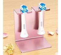 WAYASI Support Brosse a Dent Electrique Salle de Bain, Porte Brosse à Dents Mural, Rangement Brosse a Dent, Support Brossette Auto-Adhésif Porte-Brosses à Dents (Or Rose, Petit)