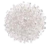 Wayber Galets décoratifs irréguliers en cristal de quartz pour aquarium/tortue/vase/plantes grasses, 2 Pounds, claire