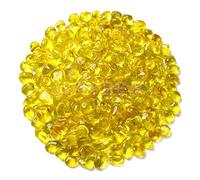 WAYBER Pierres en verre, 0,5 kg/460 g, galets de verre de mer irréguliers non toxiques pour remplissage de vase/terrarium, pot de fleurs, aquarium, décoration d'aquarium de tortue/fabrication