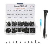 Waycreat 500 pièces M2 M2.5 M3 Kit de Vis Pour Ordinateur Portable Universel et Disque Dur M.2 SSD