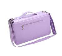 Wayfadacc 120 emplacements marqueurs organisateurs sac de transport avec bandoulière multifonctionnel haute capacité multicouche marqueur étui, E, 36*8*20cm