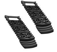 Wayfadacc 2 Pièces Matelas De Traction À Usages Multiples pour Automobiles Motos SUV Logés dans La Neige Boue Glace avec Plan D'opposition Installation Rapide Panneau Récupération Véhicule