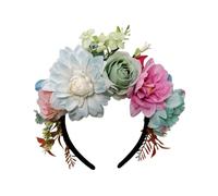 Wayfadacc Accessoire de cheveux élégant en tissu pour femmes et filles, bandeau floral réaliste pour fêtes, mariages, tenues quotidiennes