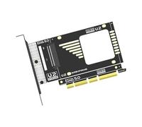 Wayfadacc Adaptateur convertisseur PCIe5.0 vers U.2 SFF 8639 pour des taux de transfert de données rapides dans la solution de stockage NVMe Adaptateur rapide